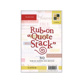 105 2306 scrapbooking die cuts with a view rub on quote sheet pad