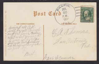 US SC 331 on 1910 Chapin TX DPO PPC Epworth Inn VF