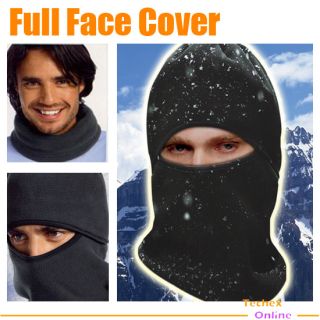 New Black Warm Full Face Cover Winter Ski Mask Beanie Hat Scarf Hood