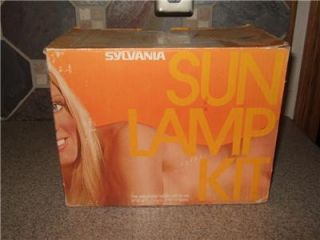  Sylvania Sun Lamp Kit in Original Box Indoor Winter Tanning System