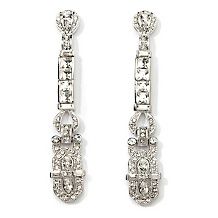 heidi daus museum madness clear crystal drop earrings $ 49 95 $ 109 95