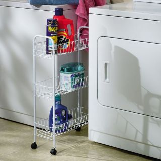 113 2924 household essentials 3 shelf white utility cart rating 1 $ 19
