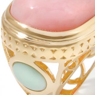 Rarities Fine Jewelry with Carol Brodie Pink and Green Opal Vermeil