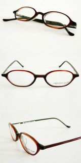 NEOSTYLE College 209 Eyeglasses Dark Amber Green Inlay