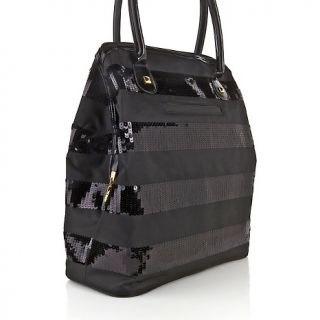 IMAN IMAN Global Chic Holiday Glamour Sassy Sequin Luxury Tote