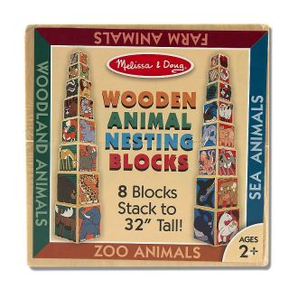 113 3402 melissa doug melissa doug wooden animal nesting blocks rating