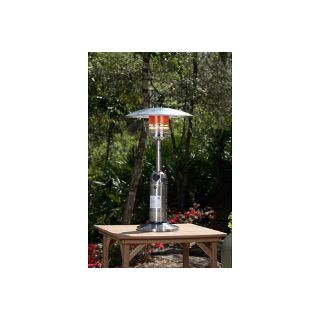 110 4166 well traveled living table top patio heater stainless steel