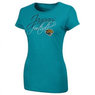 NFL for Her Franchise Fit Short Sleeve Tee by VF Imagewear   Jaguars