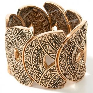 124 495 studio barse studio barse bronze geometric stretch bracelet