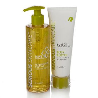 190 131 serious skincare serious skincare olive oil body duo note