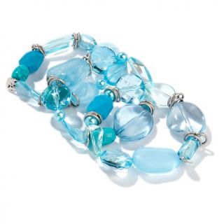  of 3 tonal stone stretch bracelets d 20100509020327433~952193_132