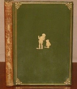  The Pooh RARE Deluxe Binding 1st Edition Ernest Shepard Leather
