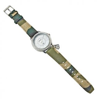 DKNYC Crystal Bezel Strap Watch with Fatigues to Fabulous™ Donation