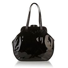 lulu guinness patent leather pollyanna bag black $ 495 00