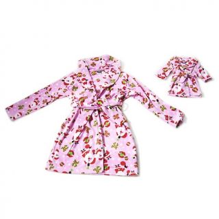 195 127 dollie me santa print robe set with doll outfit rating be the
