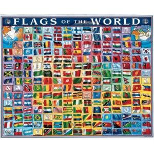 Flags of The World 1000 Piece Jigsaw Puzzle Brand New