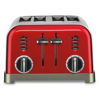 121 512 cuisinart cuisinart metal classic 4 slice toaster red note