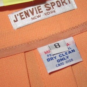 Sock Hop School Girl Pleated Skirt in Tangerine by JEnvie New York