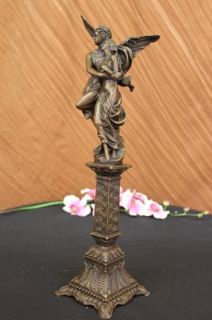 Bronze Sculpture of Eros and Psyche Mythical Figurine Art Nouveau