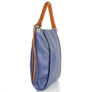 Christopher Kon Atelier Jett Leather Hobo with Hand Braided Strap
