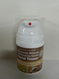  MINERAL SHIMMERING SANDS FACIAL FACE TANNER SELF TANNING LOTION NEW