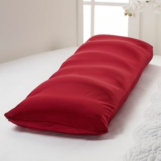 960 136 tony little micropedic body pillow cover burgundy note