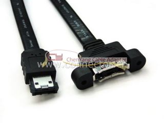eSATA Male to Female Extension Cable with Shield 50cm