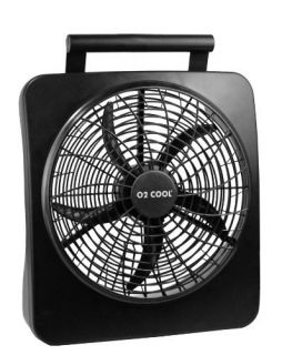 New Cool 10 Battery Operated Electric AC Adaptor Portable Fan Indoor