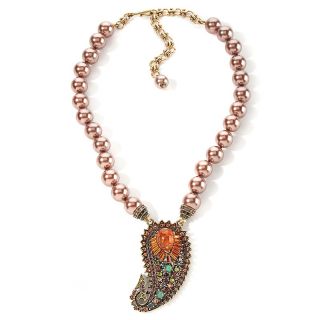 143 498 heidi daus heidi daus divine miss paisley beaded drop necklace