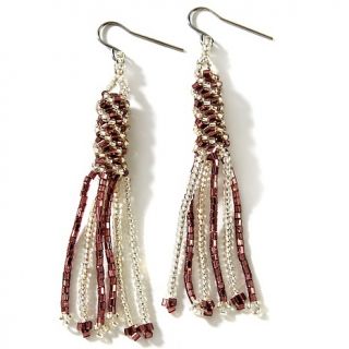 147 029 himalayan gems himalayan gems metallic potay bead earrings