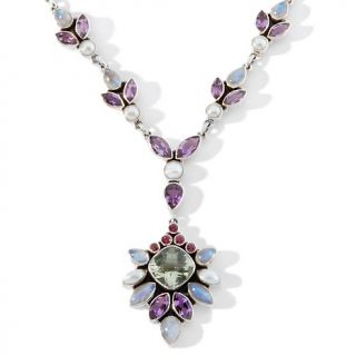Jewelry Necklaces Drop Nicky Butler 14.25ct Amethyst, Prasiolite