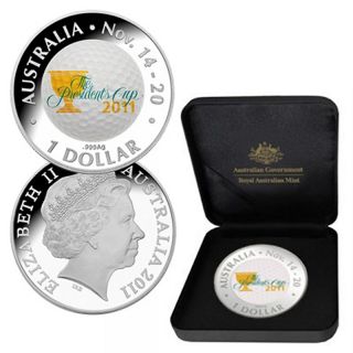 161 675 coin collector 2011 australian president s cup 1 oz silver