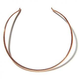 154 081 mine finds by jay king 17 1 2 copper collar necklace note