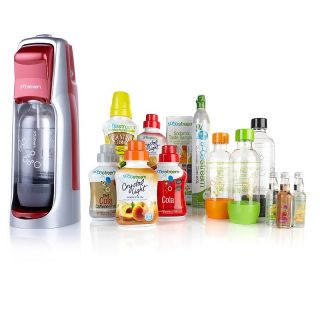 Fountain Jet Complete Soda Maker Kit with Natural Lemonade Mix