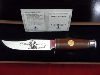  on this cool knife auction includes falkner buffalo bill bowie knife