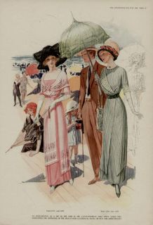 1911 Fashion Page Ad Fabulous Styles as Exhilarating as A DIP in The
