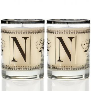 158 262 colin cowie colin cowie set of 2 monogrammed scented candles
