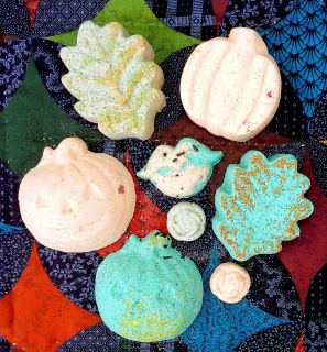 FALL THEME   Bath Bombs/Hostess Gift/ Party Favor  Made w/ Rose Hip