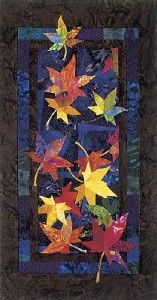 Drifters Autumn Fall Leaf Leaves Bee Creative Quilt Pattern Foundation