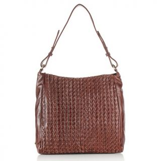  lucca almeira leather bucket tote with weaving rating 4 $ 158 00 s h