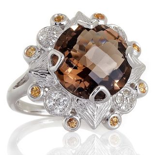 Jewelry Rings Gemstone Opulent Opaques Smoky Quartz and