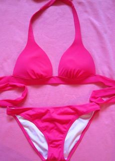Victorias Secret Hot Pink Bikini Swimsuit Swimwear Bathing Suit Size