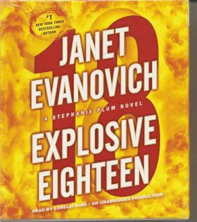 Explosive Eighteen by Janet Evanovich Audio 5 CDs UNAbridged