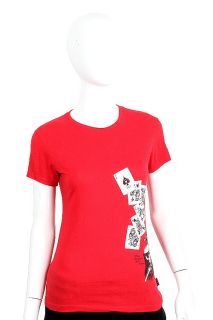 Emily The Strange Medium Play by Your Own Rules Red T Shirt Tee Cards