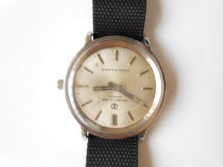 RARE Vintage Favre Leuba Twin Power Wrist Watch Very Good Running