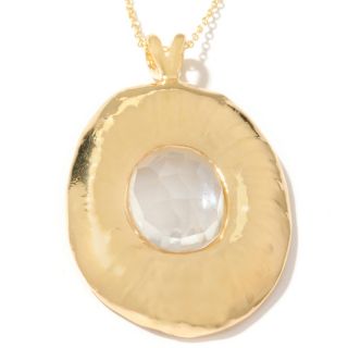 168 578 noa zuman jewelry designs textured oval gemstone pendant with