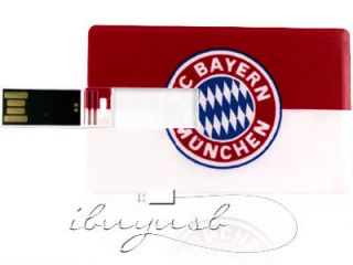 FC Bayern Munich Credit Card 2GB USB Flash Drive