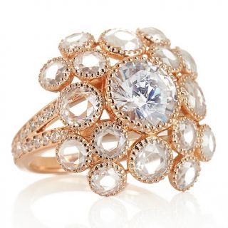 186 904 jean dousset absolute 5 57ct vintage inspired cluster ring