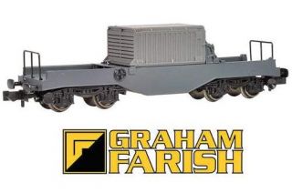 Graham Farish 377 800 FNA Nuclear Flask Wagon Flat Floor 14 N Gauge