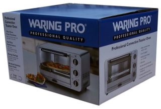 New Waring Pro Convection Toaster Oven Professional Stainless Steel